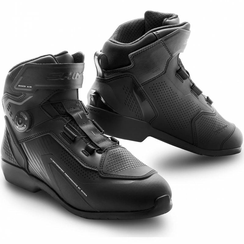 Ghete motociclete Shima Enzo Air negru-negru