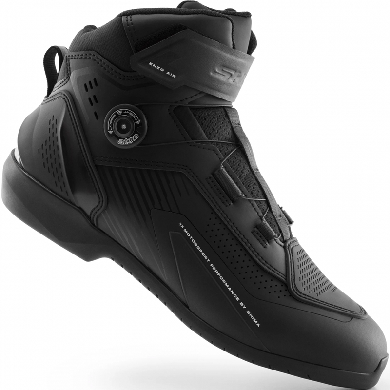 Ghete motociclete Shima Enzo Air negru-negru