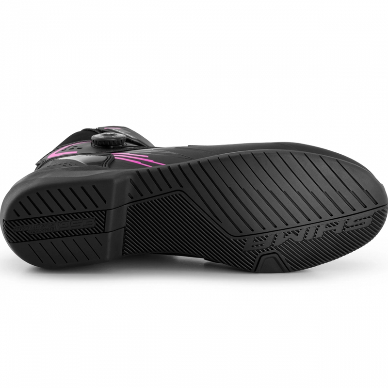 Ghete moto pentru femei Shima Enzo Air negru-roz