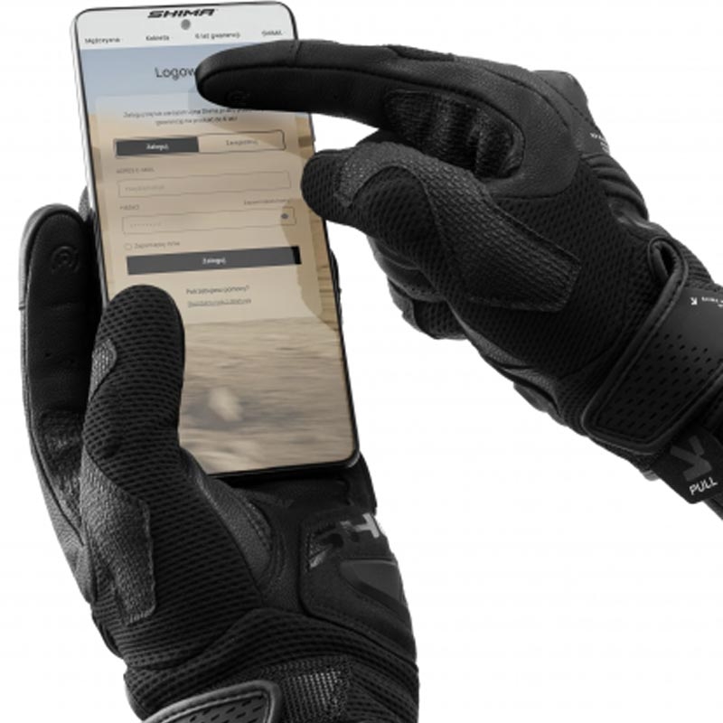 Mănuși de motocicletă Shima Spark 3.0 negre
