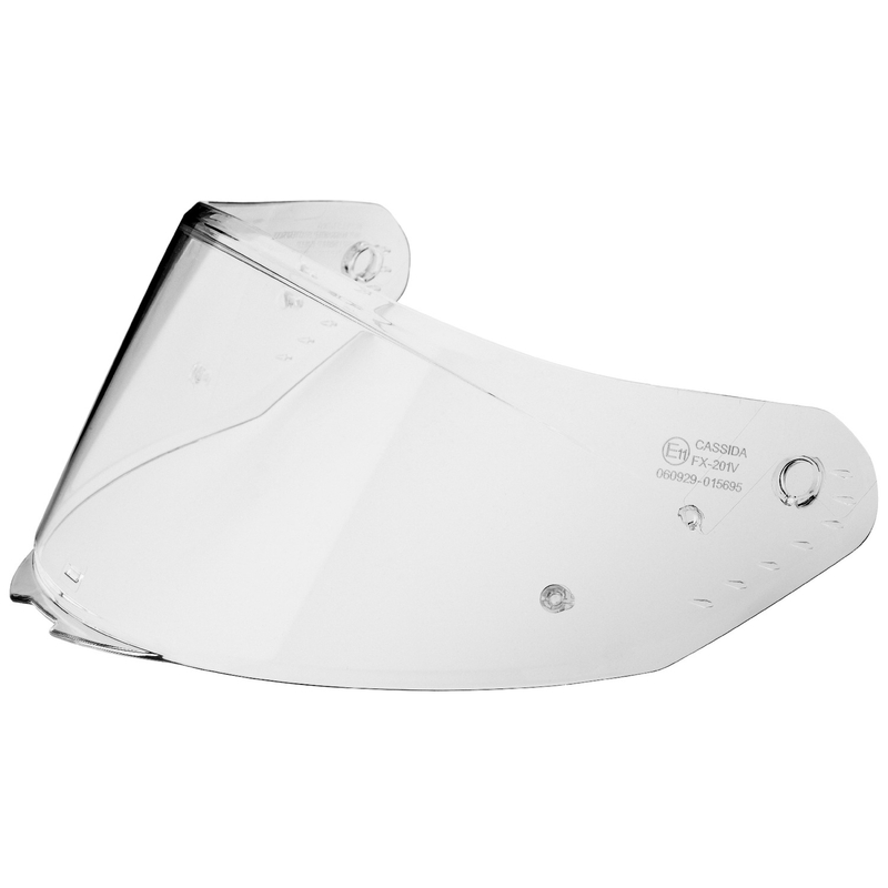Vizieră pentru căști Cassida AERO cu pregătire Pinlock, transparentă