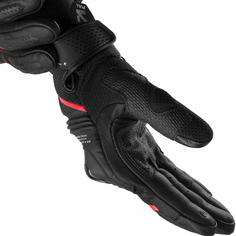 Mănuși de motocicletă Shima Spark 3.0 negru-roșu