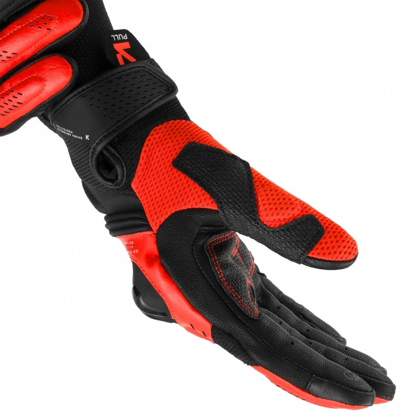 Mănuși de motocicletă Shima Spark 3.0, roșu fluo
