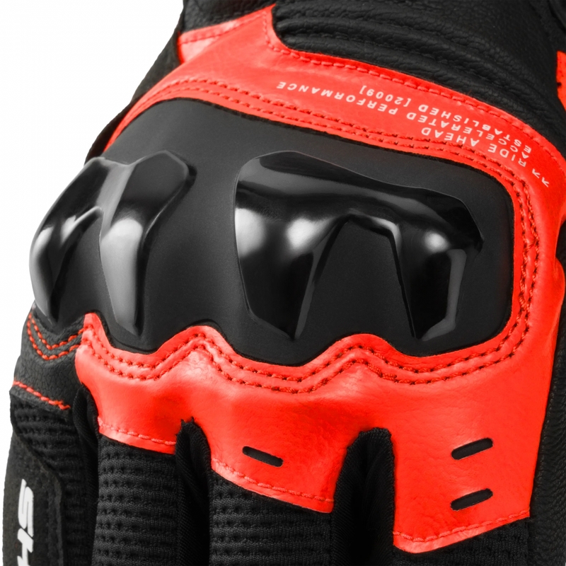 Mănuși de motocicletă Shima Spark 3.0, roșu fluo