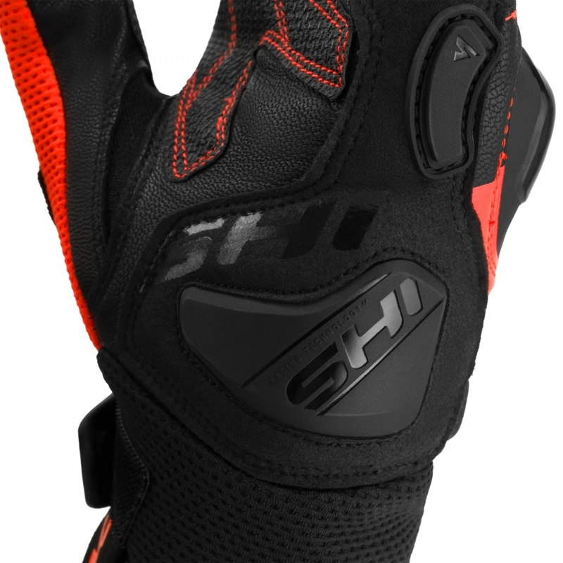 Mănuși de motocicletă Shima Spark 3.0, roșu fluo