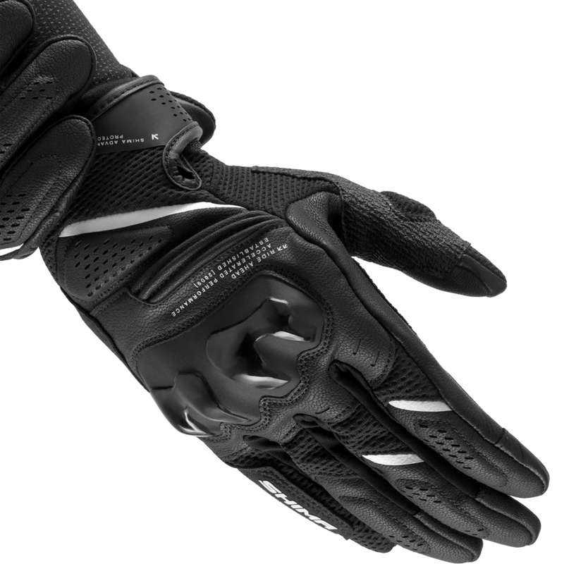 Mănuși de motocicletă pentru femei Shima Spark 3.0 negru-alb