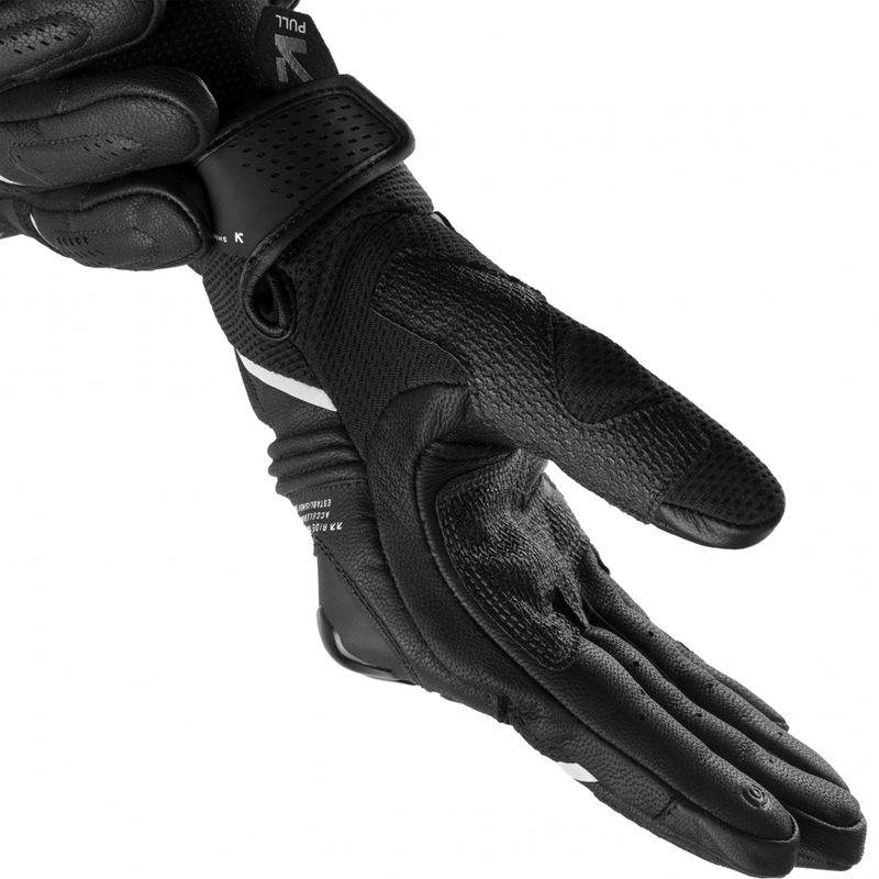 Mănuși de motocicletă pentru femei Shima Spark 3.0 negru-alb