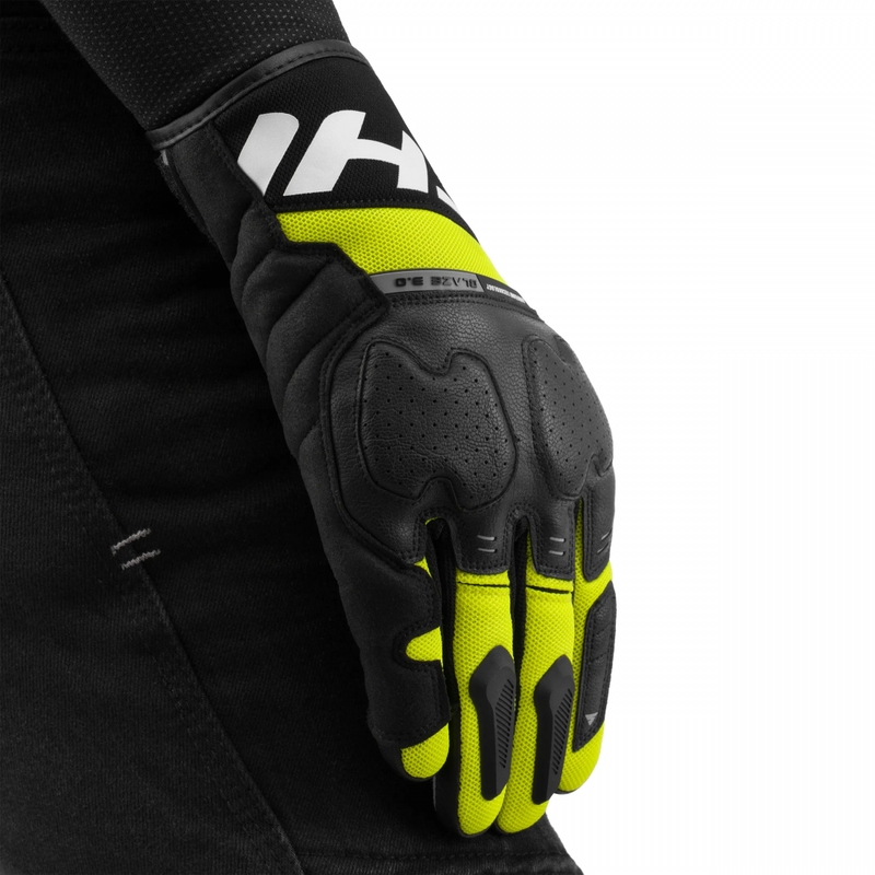Mănuși de motocicletă Shima Blaze 3.0 galben fluo