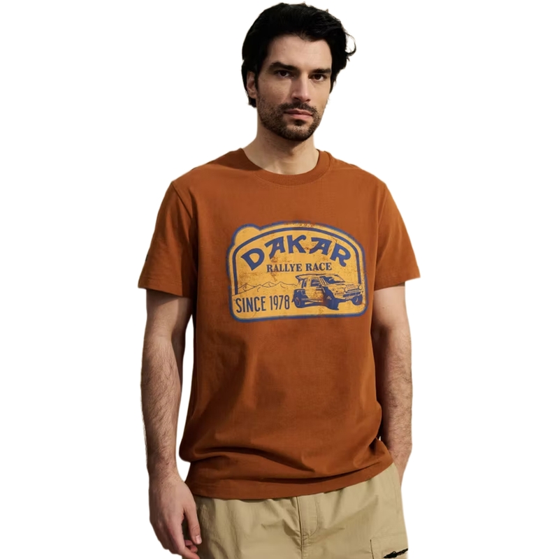 Tricou Dakar Truck maro
