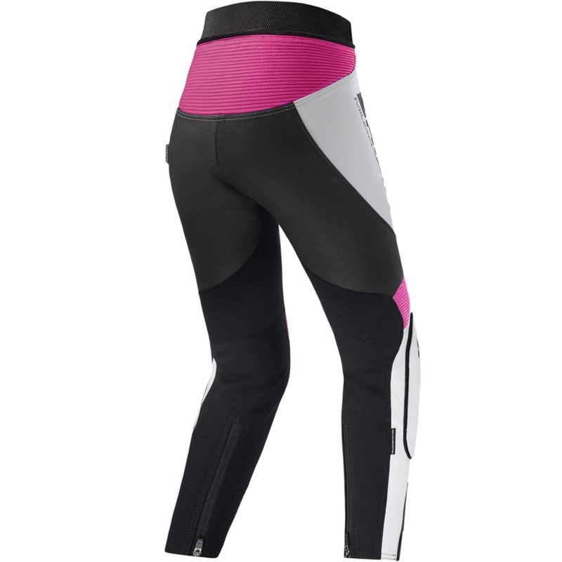 Pantaloni de motocicletă pentru femei Shima Miura 2.0 negru-roz fluo
