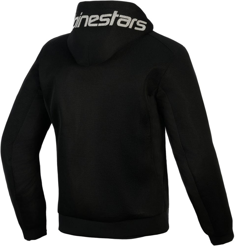 Hanorac motocicletă Alpinestars Chrome Superairflow negru-gri închis-alb
