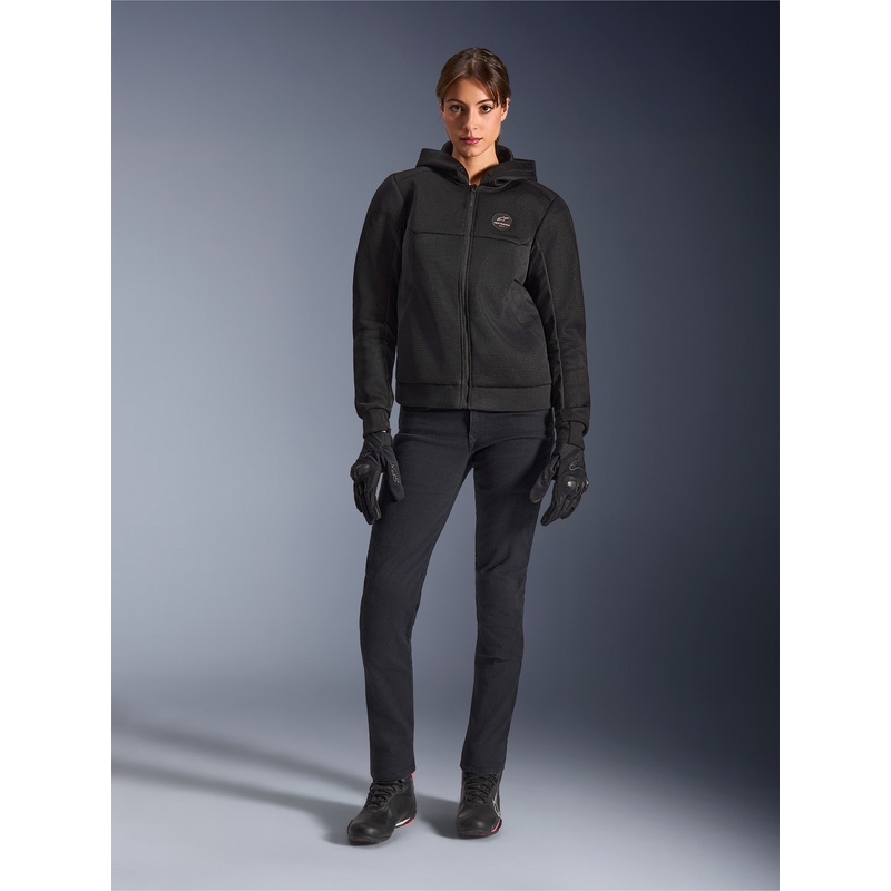 Geacă de motocicletă Alpinestars Stella Chrome Superairflow pentru femei, negru-cupru