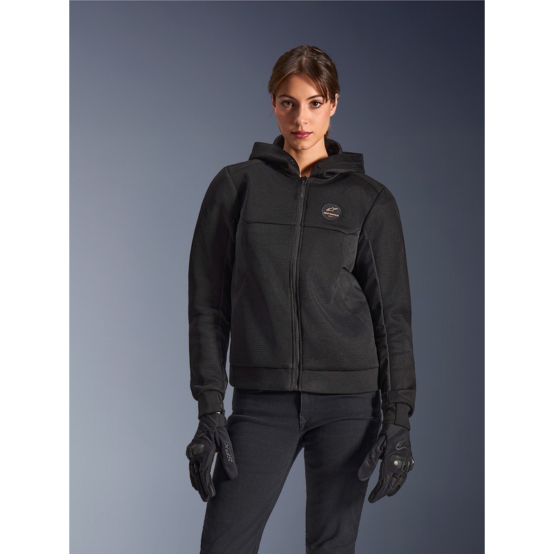 Geacă de motocicletă Alpinestars Stella Chrome Superairflow pentru femei, negru-cupru