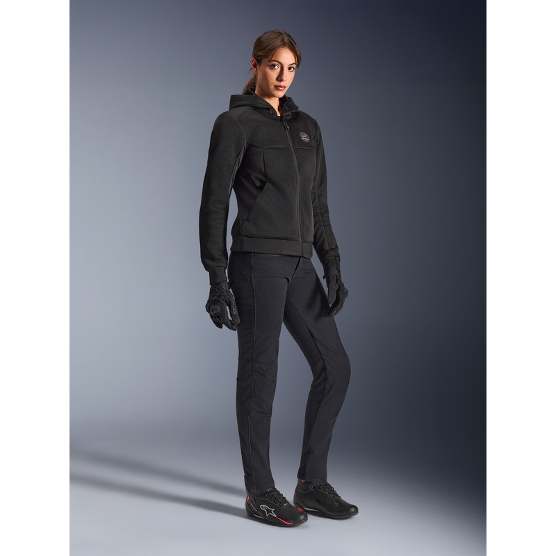 Geacă de motocicletă Alpinestars Stella Chrome Superairflow pentru femei, negru-cupru