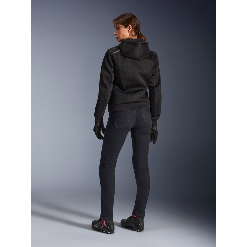 Geacă de motocicletă Alpinestars Stella Chrome Superairflow pentru femei, negru-cupru