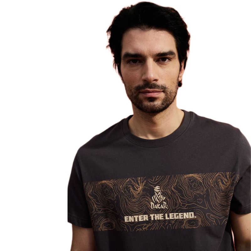 Tricou Dakar High 263 grafit