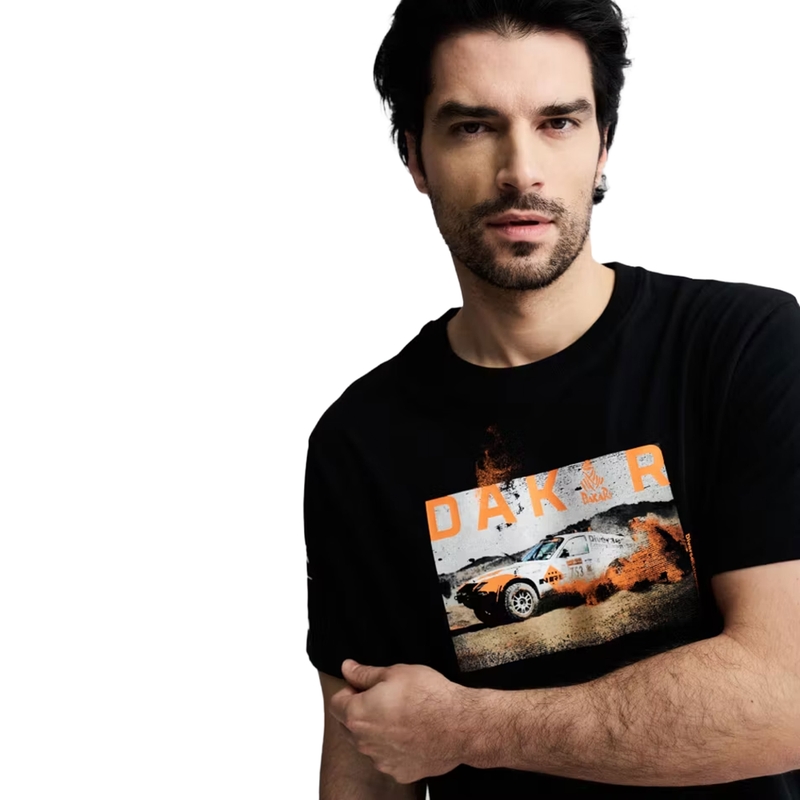 Tricou Dakar Ride A negru