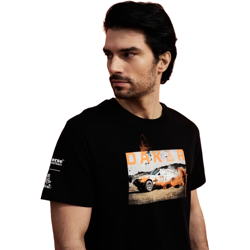 Tricou Dakar Ride A negru