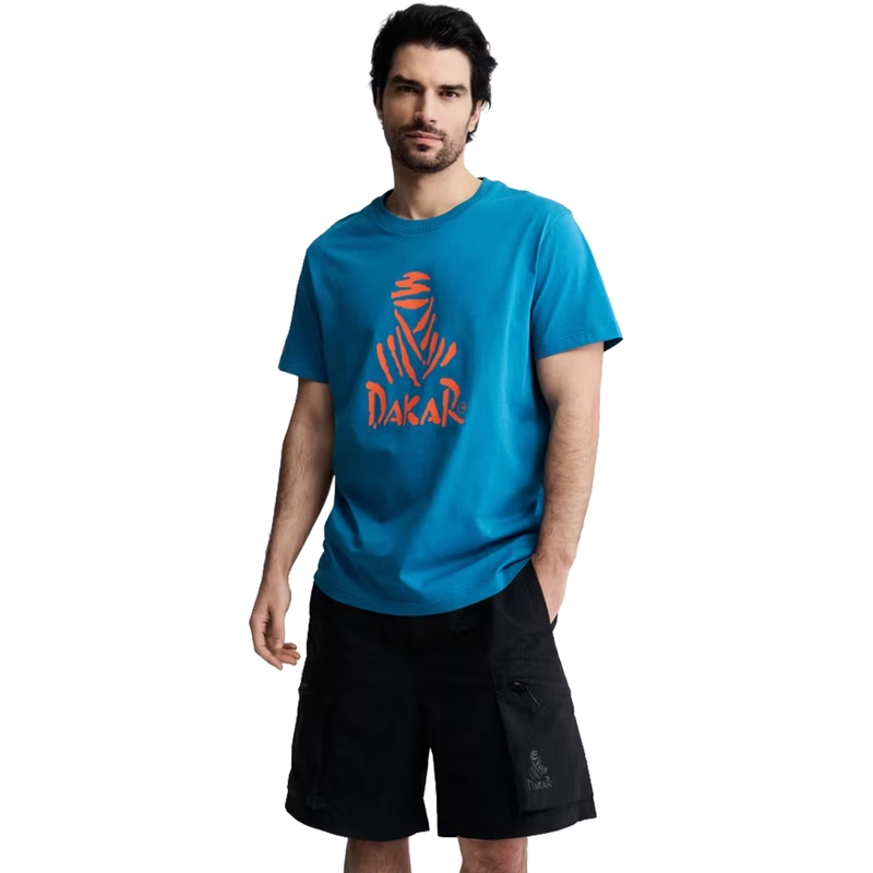 Tricou Dakar Logo 263 albastru