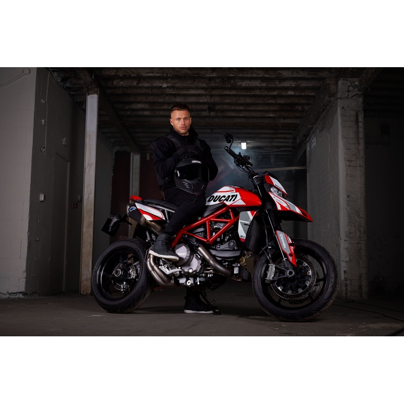 Geacă de motocicletă Oxford Armourlite AA Lockon neagră