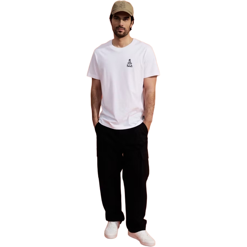 Tricou Dakar Logo SMW263 alb