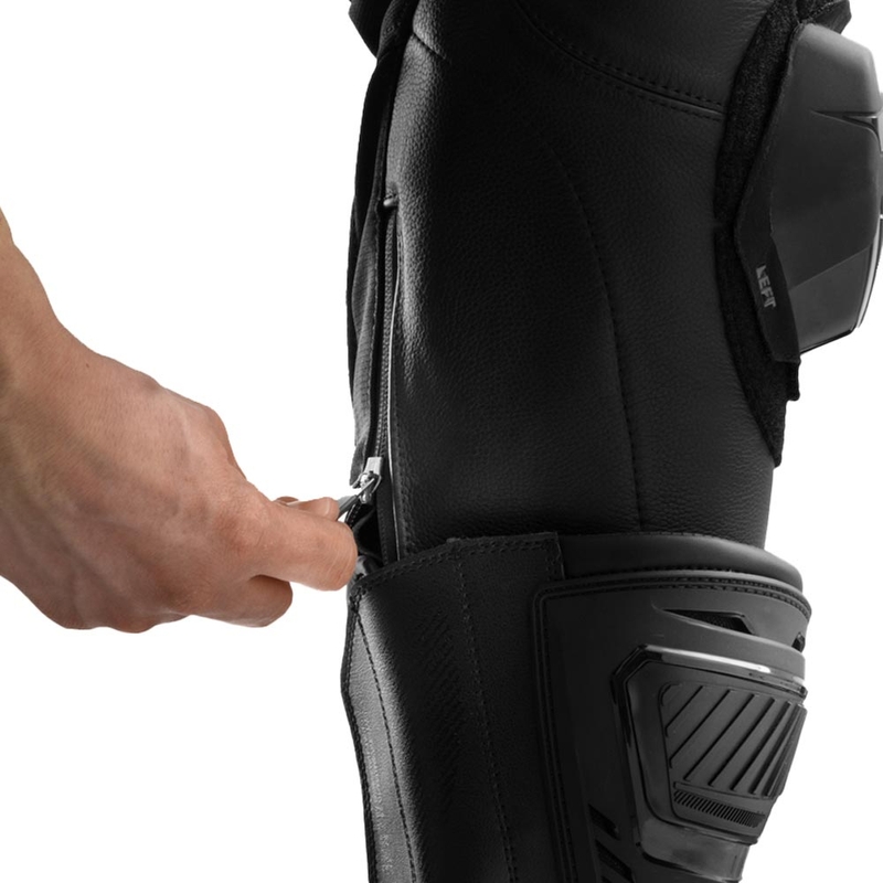 Pantaloni de motocicletă din piele Rebelhorn Inferno negri