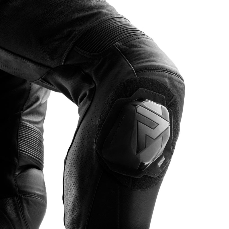 Pantaloni de motocicletă din piele Rebelhorn Inferno negri