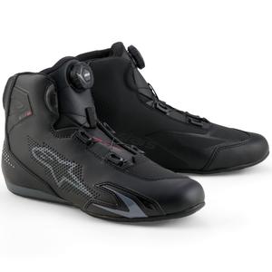 Ghete moto Alpinestars Celer negru-gri închis