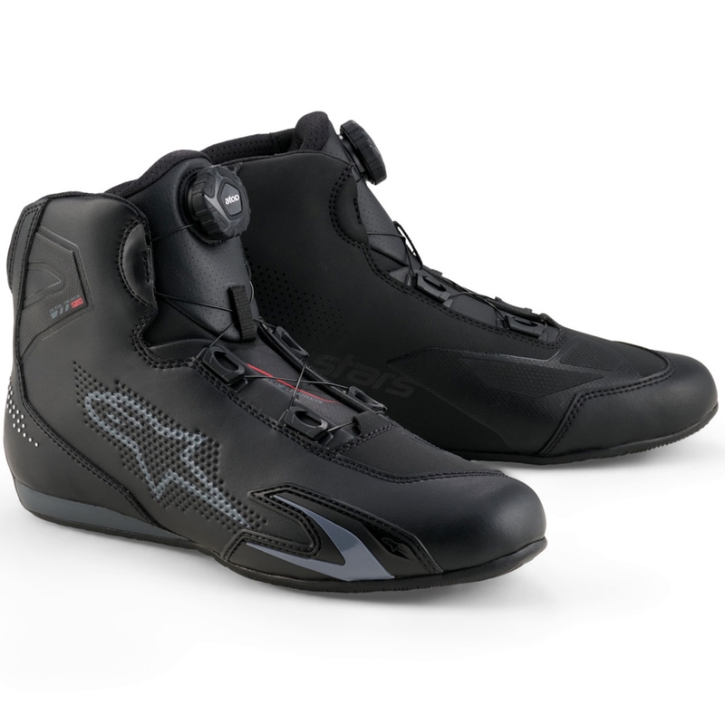 Ghete moto Alpinestars Celer negru-gri închis