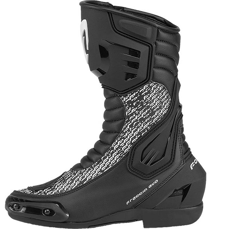 Cizme de motociclete Forma Freccia EVO alb-negru