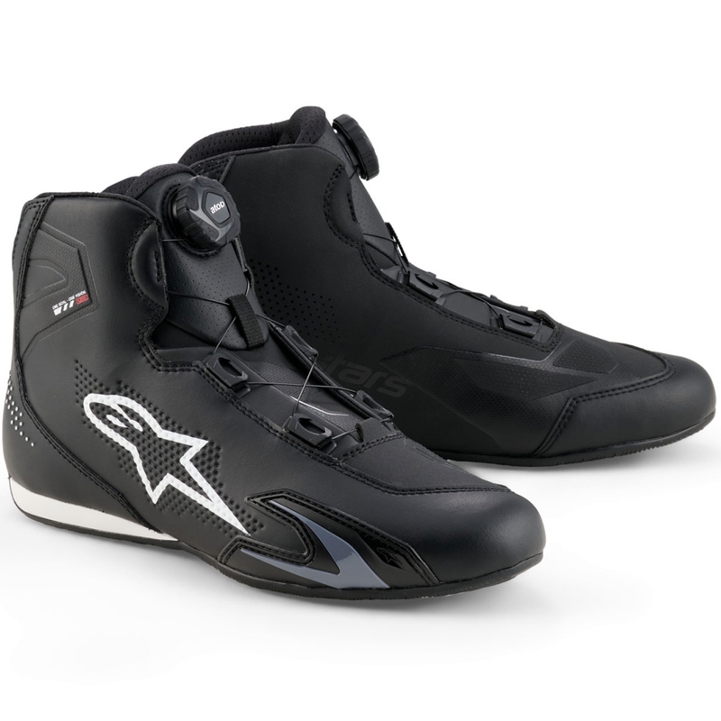 Ghete moto Alpinestars Celer negru-alb