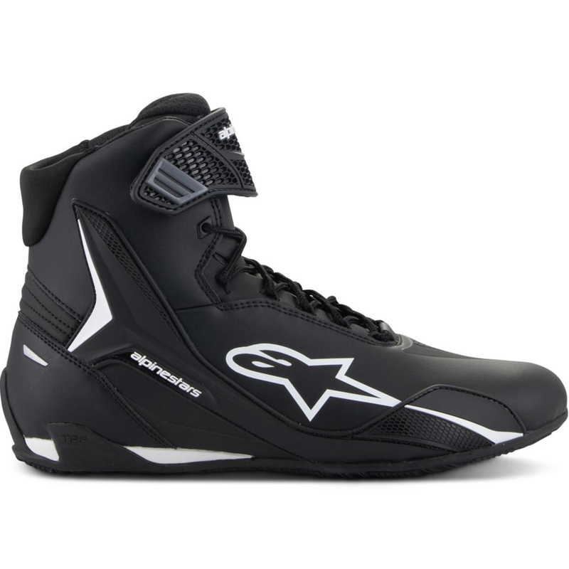 Ghete moto Alpinestars Faster-4 negru-alb