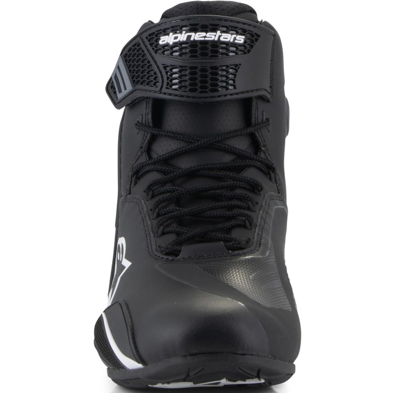 Ghete moto Alpinestars Faster-4 negru-alb
