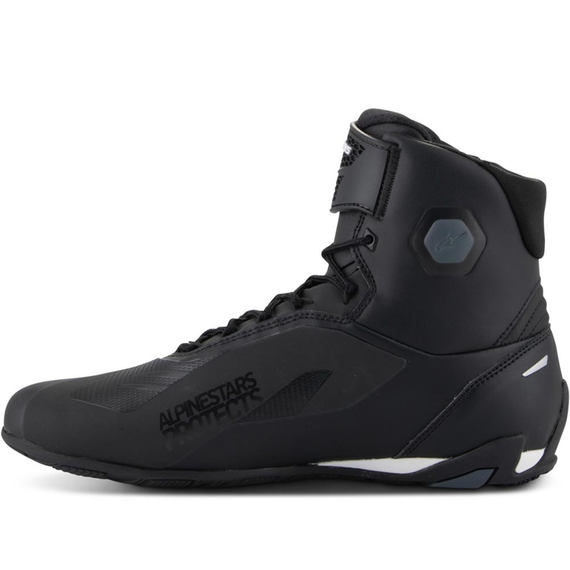 Ghete moto Alpinestars Faster-4 negru-alb