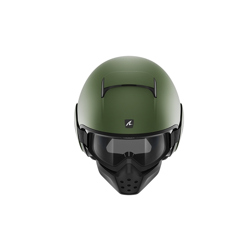 Cască de protecție deschisă SHARK DRAK Blank Mat Verde