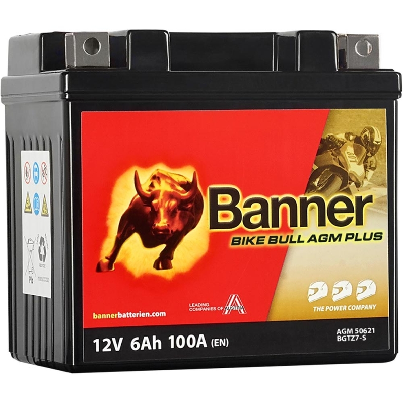 Baterie AGM Banner Bike Bull AGM PLUS AGM PLUS 506 21 / BGTZ7-S - GTZ7-S