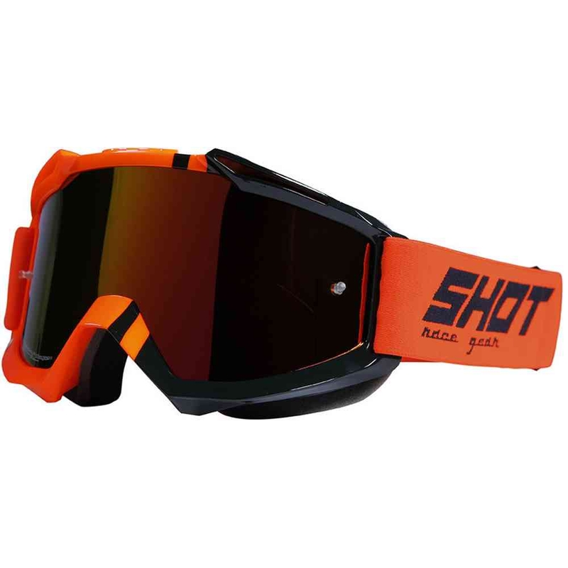 Ochelari de motocros Shot Iris Sound portocaliu fluo