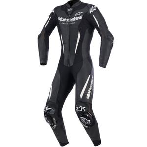 Costum de motocicletă din piele Alpinestars Stella GP-R7 pentru femei, dintr-o singură bucată, negru