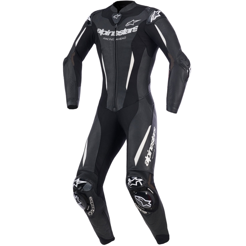 Costum de motocicletă din piele Alpinestars Stella GP-R7 pentru femei, dintr-o singură bucată, negru
