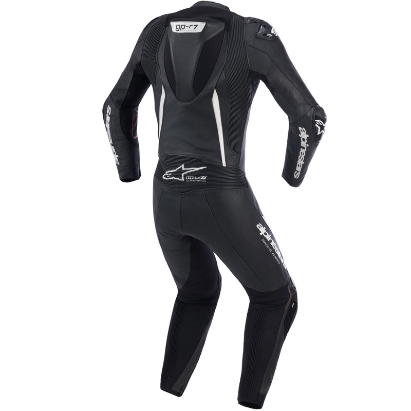 Costum de motocicletă din piele Alpinestars Stella GP-R7 pentru femei, dintr-o singură bucată, negru