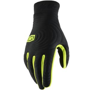Mănuși motocross 100% - USA BRISKER EXTREME galben-negru fluo