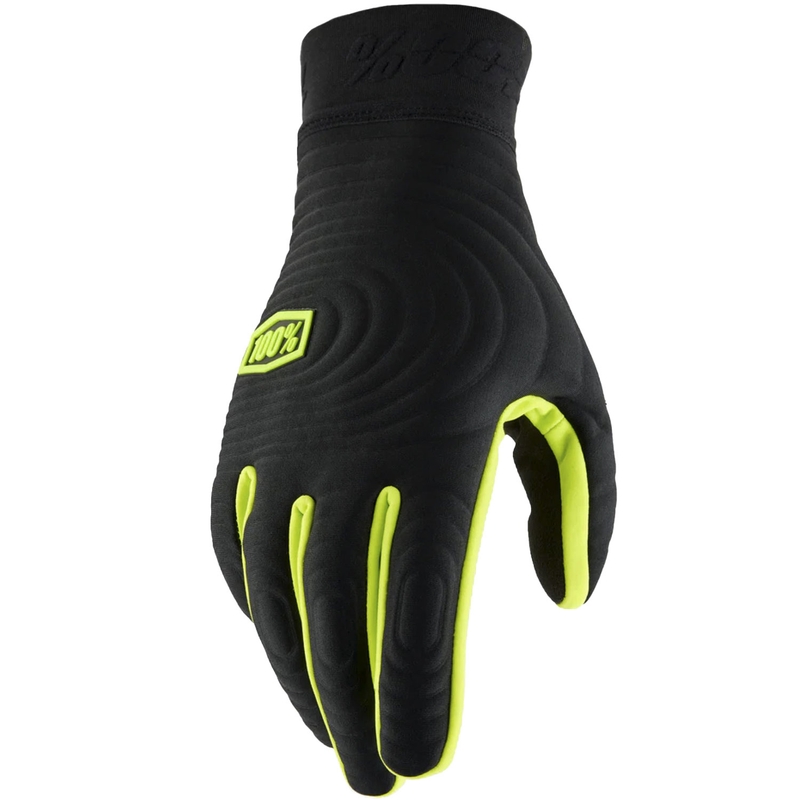Mănuși motocross 100% - USA BRISKER EXTREME galben-negru fluo