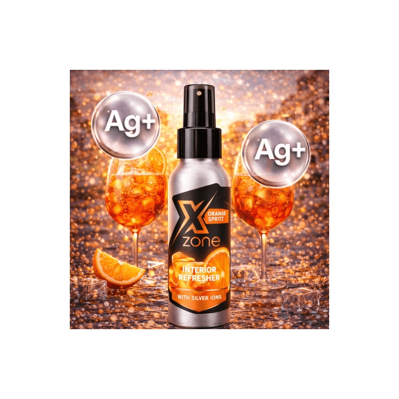 Odorizant Xzone® cu ioni de argint, spray cu portocale, 100 ml