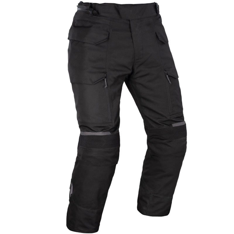 Pantaloni de motocicletă Oxford Advanced Rockland Dry2Dry™ negri