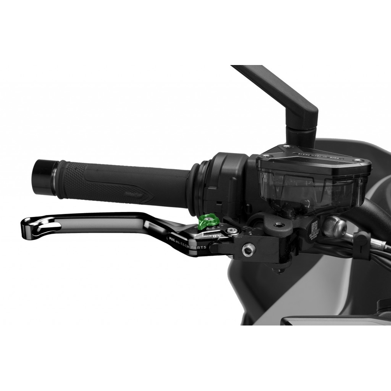 Maneta de frana fara adaptor PUIG 4.0 lung negru/verde