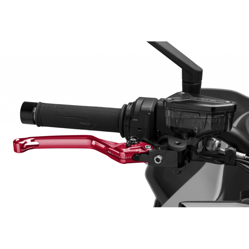 Maneta de frana fara adaptor PUIG 4.0 lung red/black