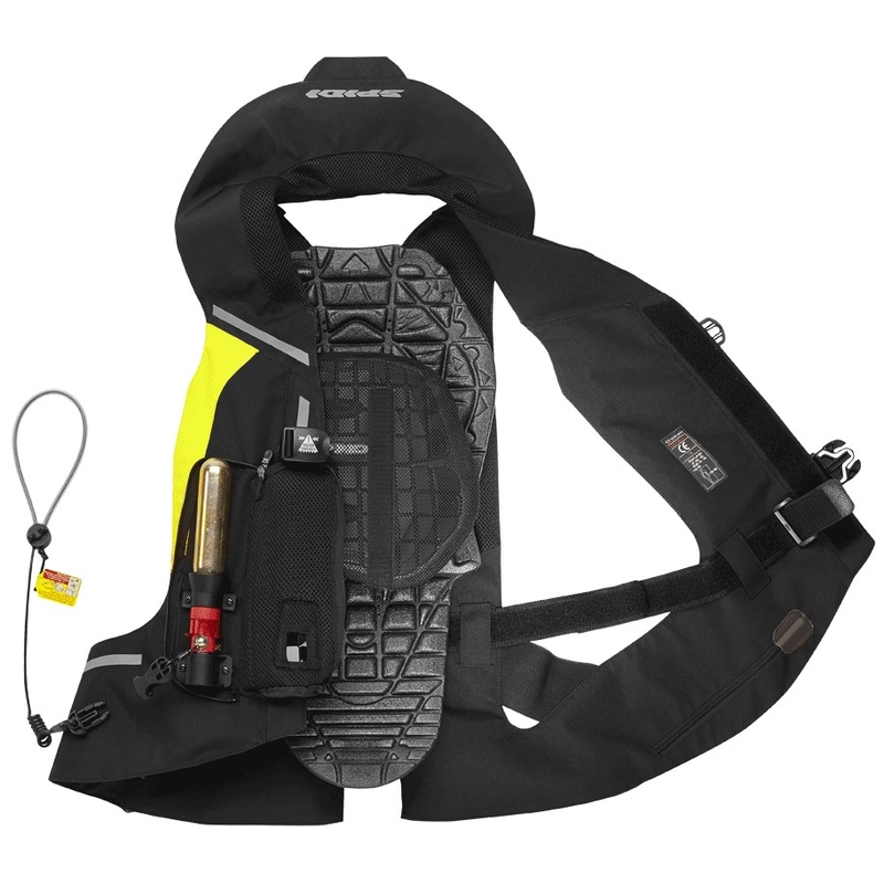 Vesta airbag SPIDI Air DPS CE negru-fluo-galben