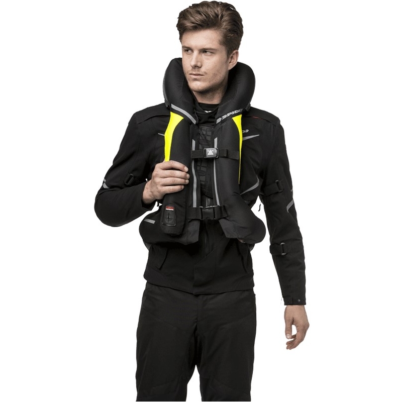 Vesta airbag SPIDI Air DPS CE negru-fluo-galben