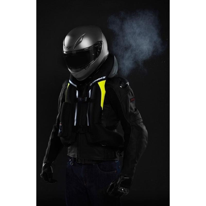Vesta airbag SPIDI Air DPS CE negru-fluo-galben