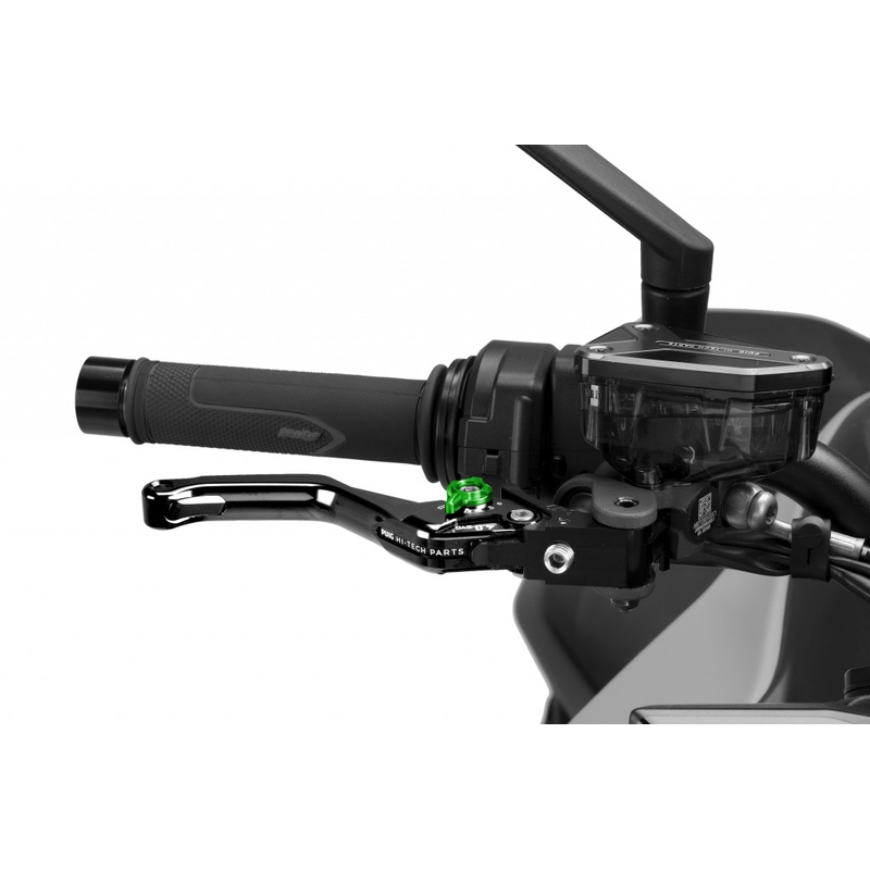 Maneta de frana fara adaptor PUIG 4.0 standard negru/verde pentru KAWASAKI Z 900 2017-2026